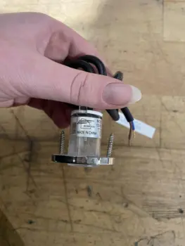 Indbygget LED-spot dæk/trinbelysning med blå lys