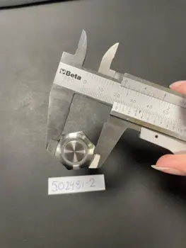 Corsiva LAS3 kontakt / tryk-afbryder i rustfri stål - 12V On/Off, Rød LED (stor)