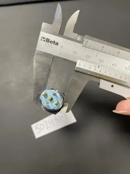 Corsiva LAS3 kontakt / tryk-afbryder i rustfri stål - 12V On/Off, Rød LED (stor)