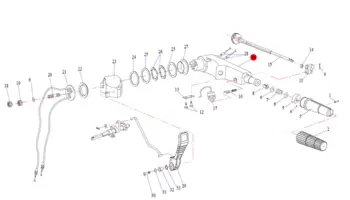 Styrehåndtag til Hidea 9.9-15HK